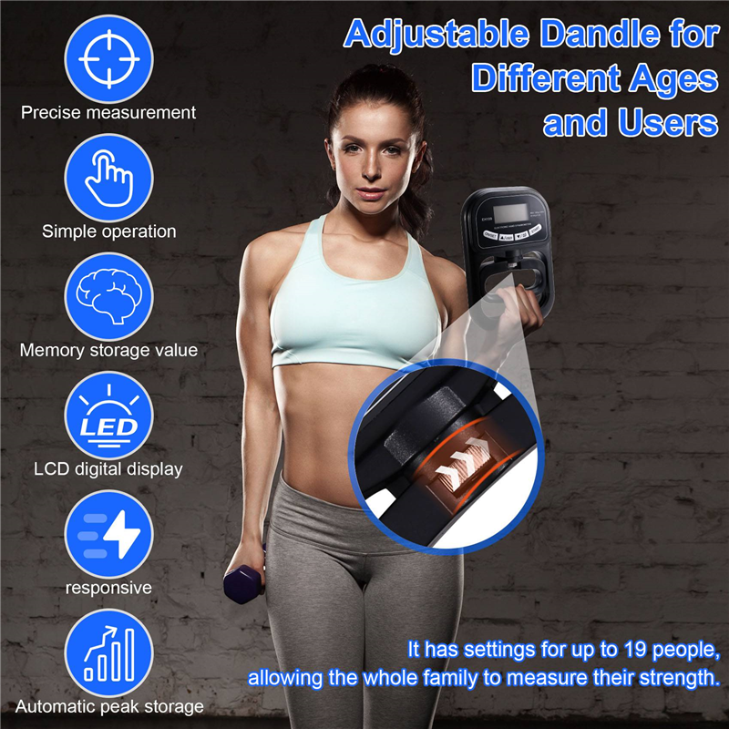 Grip Strengthener Hand - ABJI-5X 265 Lbs / 120Kgs Hand