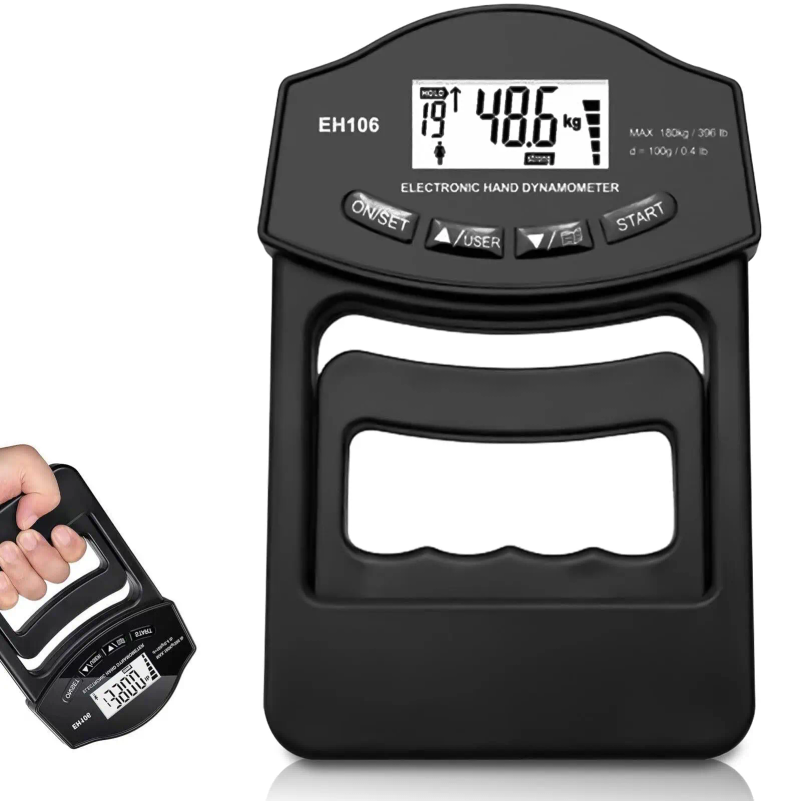 Grip Strengthener Hand - 396Lbs/180Kg Digital Hand Dynamometer Grip Grip