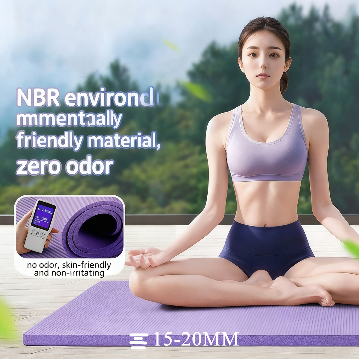 Thick Yoga Mat - 15MM-20MM Thick Yoga Mats Anti-slip Sport