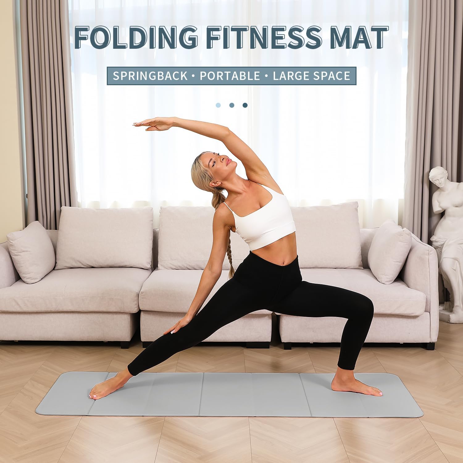 Foldable Yoga Mat 10mm Extra T - Thick Yoga Mat recensione e prezzo
