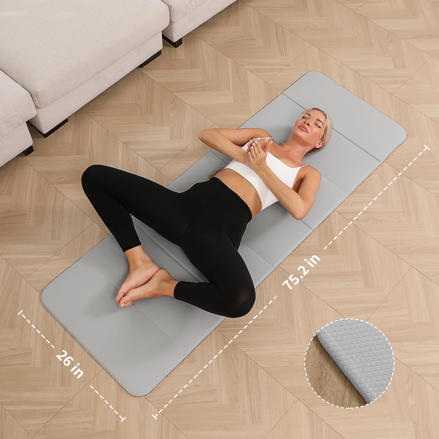Foldable Yoga Mat 10mm Extra T - Thick Yoga Mat recensione e prezzo