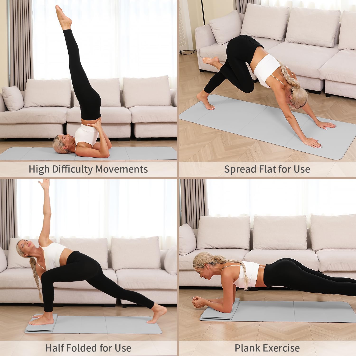 Foldable Yoga Mat 10mm Extra T - Thick Yoga Mat recensione e prezzo