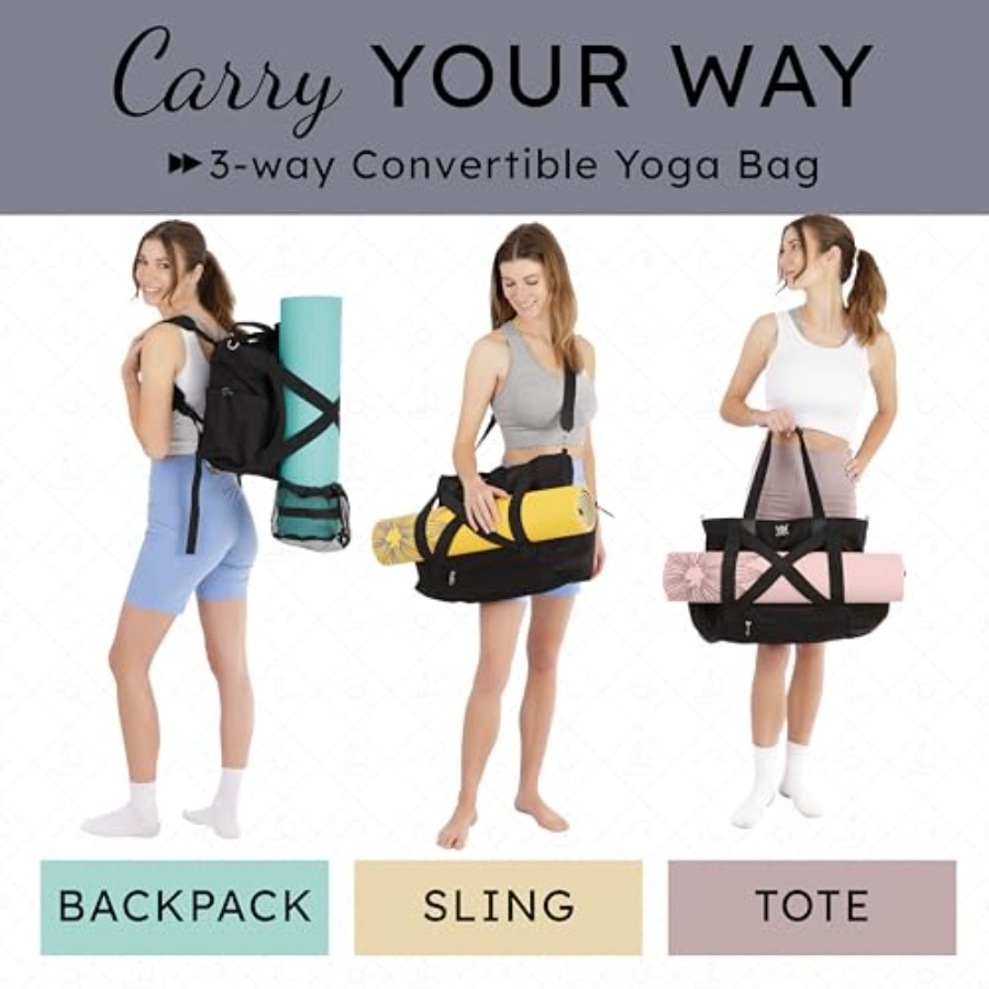 Yoga Mat Bag 4-in-1 Backpack,  - Thick Yoga Mat recensione e prezzo
