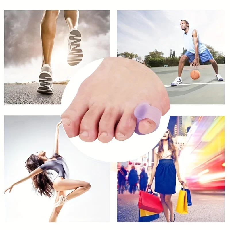 2pcs Silicone Toe Separator Fi - Yoga Toe Separator recensione e prezzo