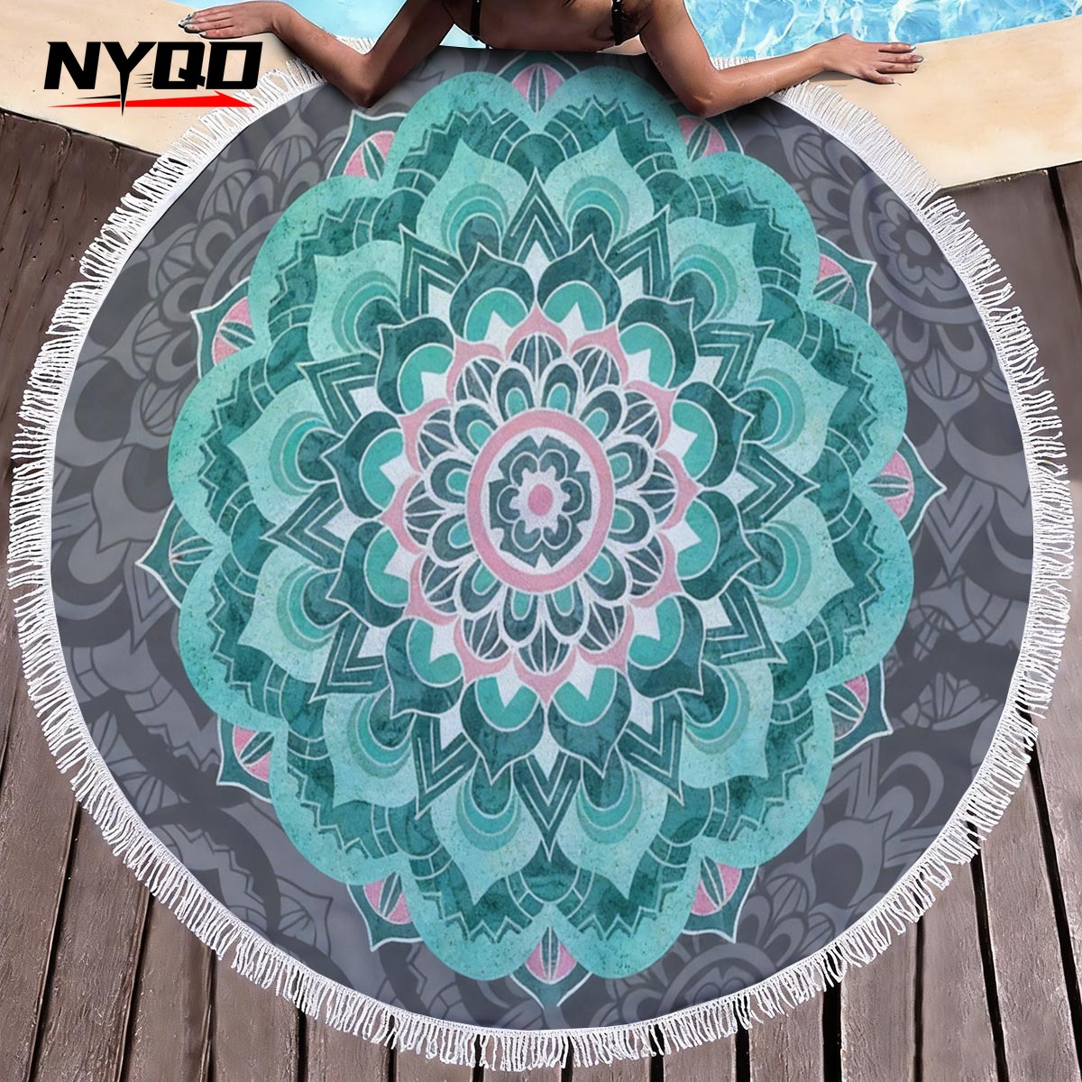 Mandala Round Beach Towels Sum - Thick Yoga Mat recensione e prezzo