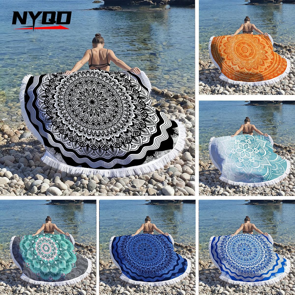 Mandala Round Beach Towels Sum - Thick Yoga Mat recensione e prezzo