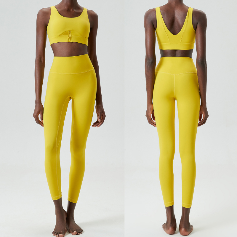 Two Pieces Set Zipper Yoga Spo - Yoga Fitness Outfit recensione e prezzo