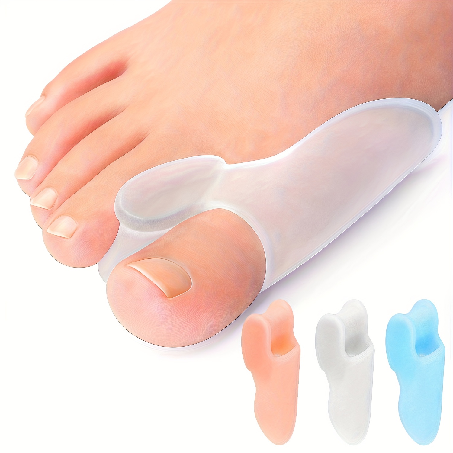 2PCS Soft Gel Toe Spacers with - Yoga Toe Separator recensione e prezzo