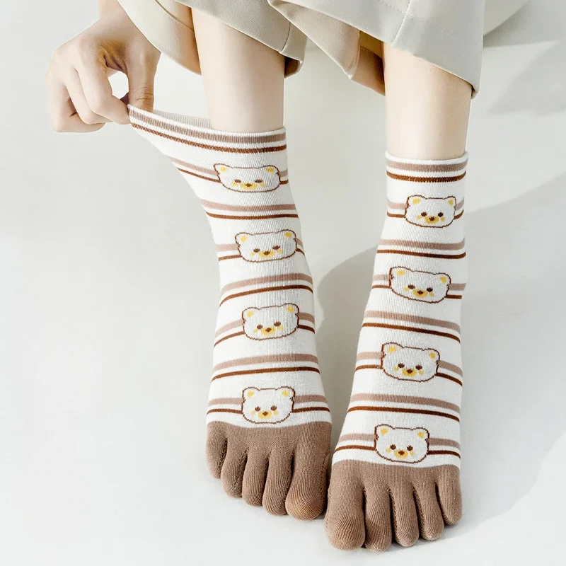 5 Pairs Five Finger Socks Wome - Yoga Toe Separator recensione e prezzo