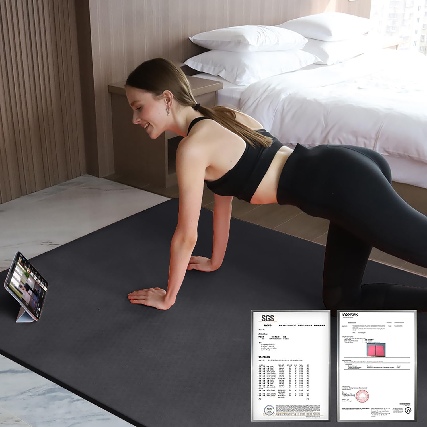 Extra Thick TPE Yoga Mat 6'x4' - Thick Yoga Mat recensione e prezzo