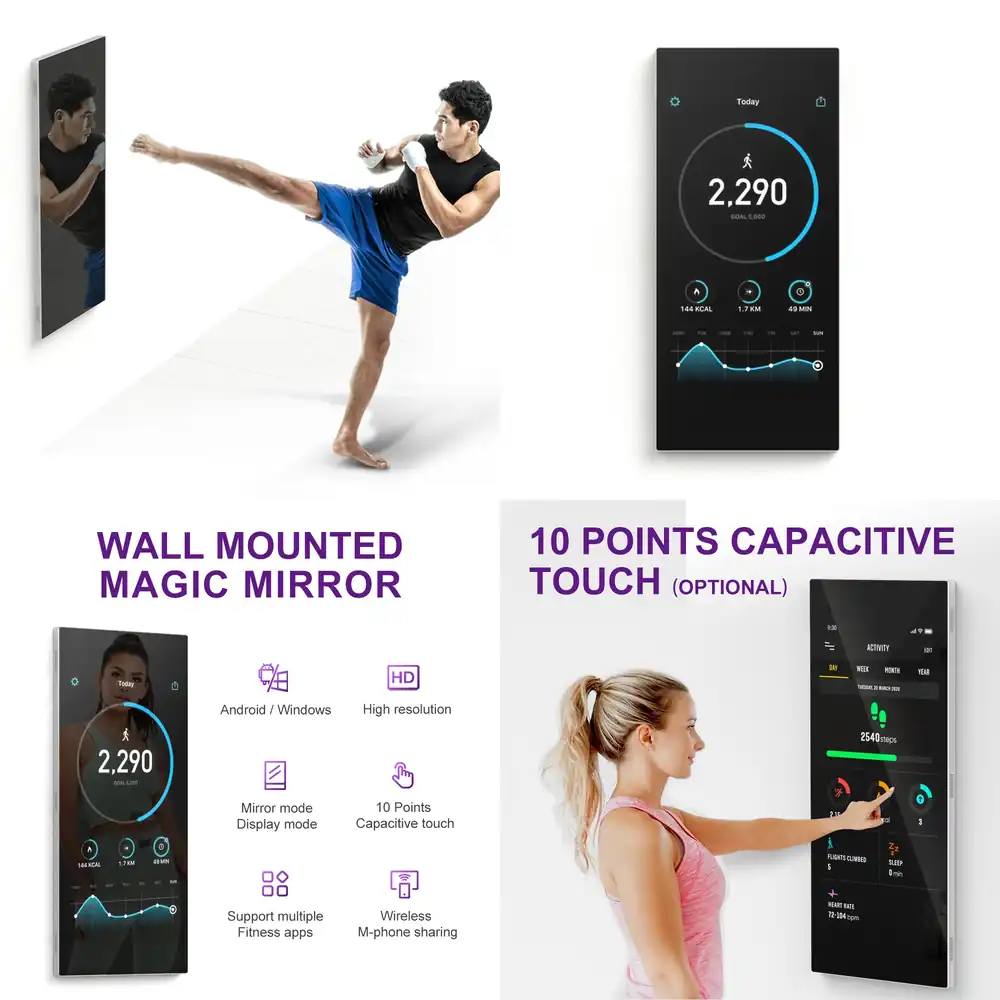Wall Mounted Interactive Mirro - Yoga For Fitness App recensione e prezzo