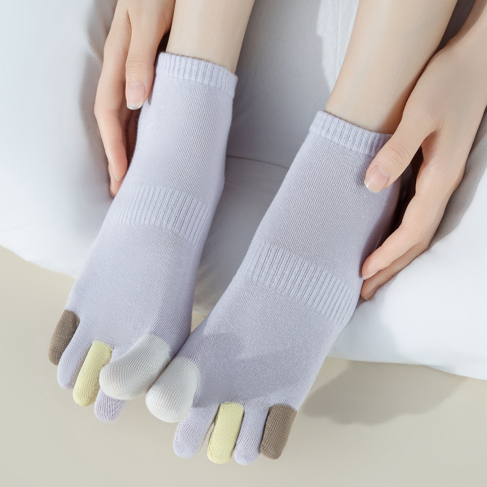 5 Pairs Anti-slip Toe Socks Wo - Yoga Toe Separator recensione e prezzo