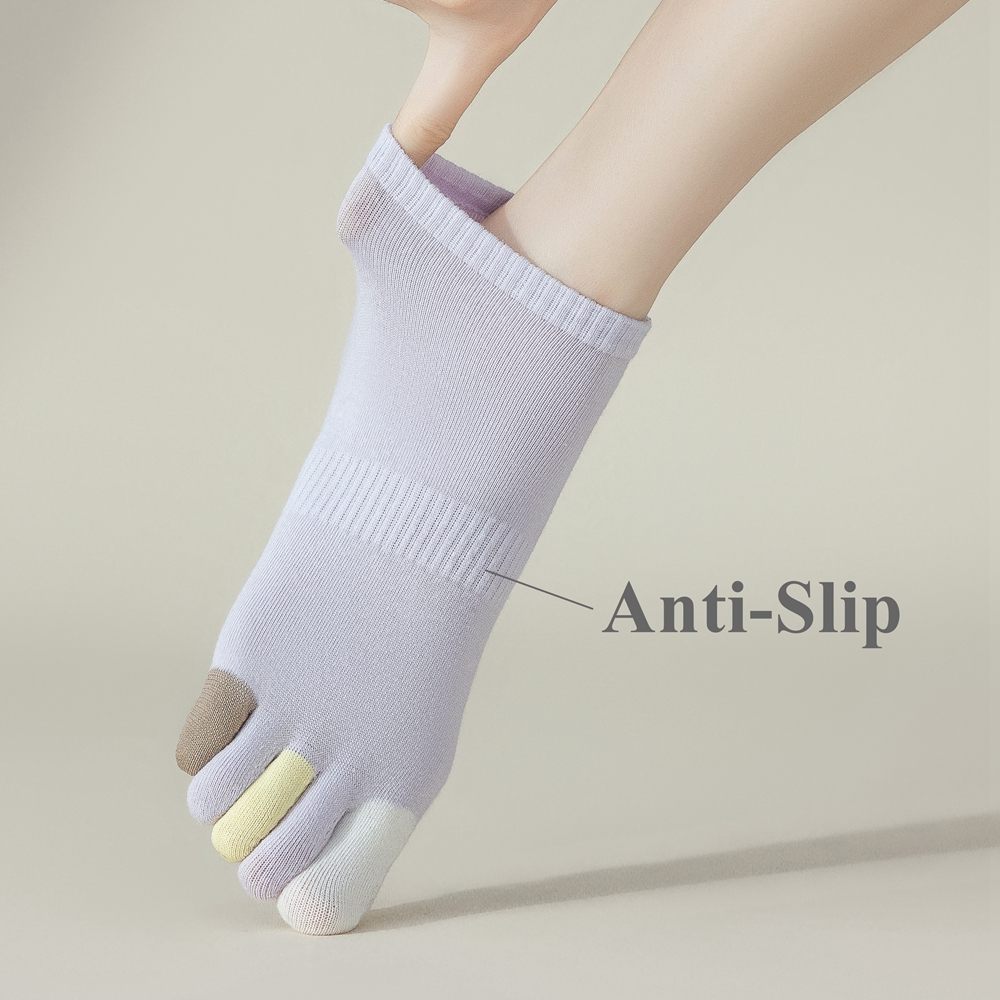 5 Pairs Anti-slip Toe Socks Wo - Yoga Toe Separator recensione e prezzo