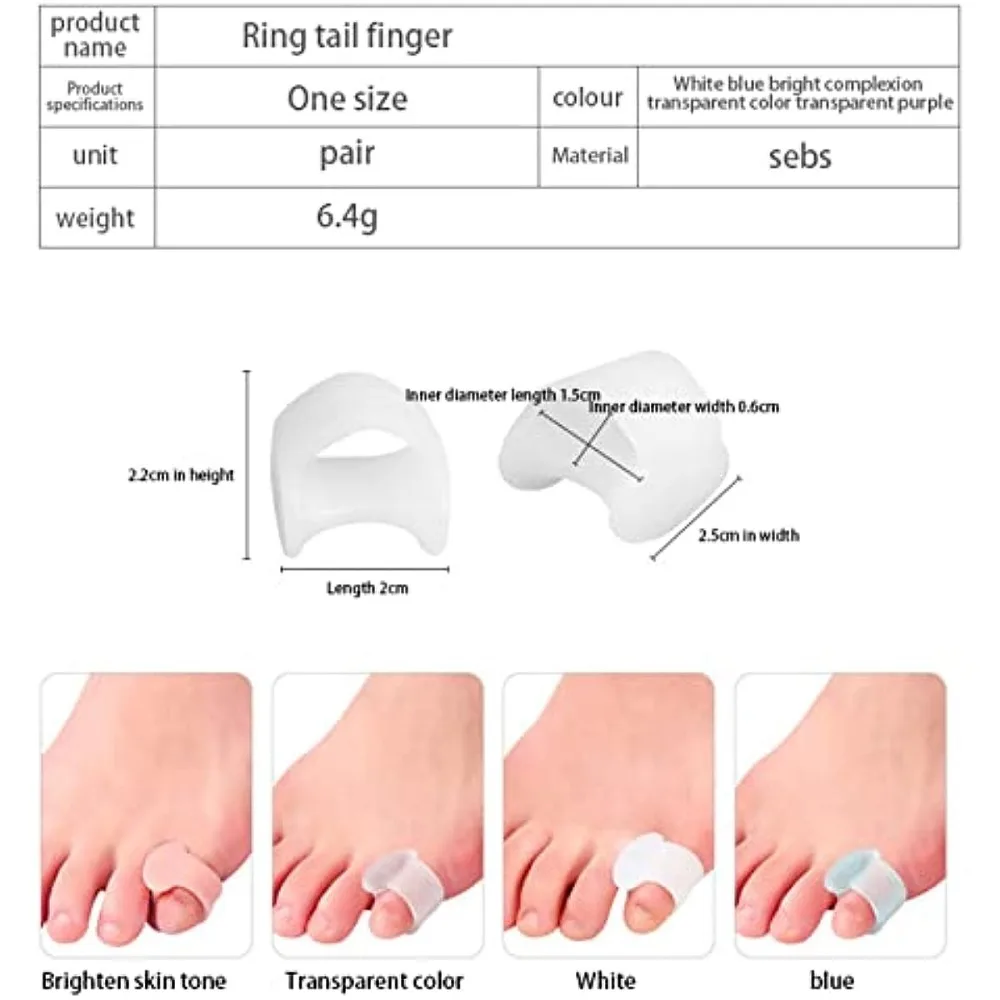 2pcs Silicone Toe Separator Fi - Yoga Toe Separator recensione e prezzo