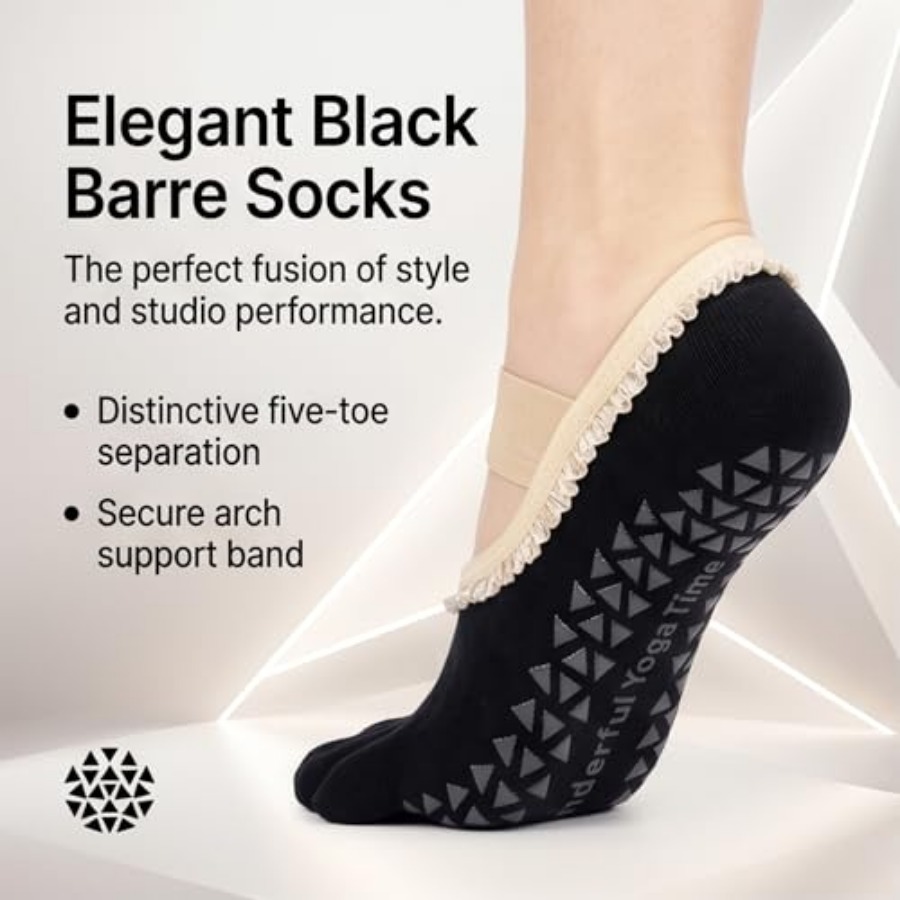 1/2 Pairs Yoga Socks for Women - Yoga Toe Separator recensione e prezzo