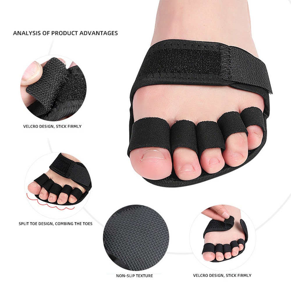 1 Pair Five-Finger Half-Palm Y - Yoga Toe Separator recensione e prezzo