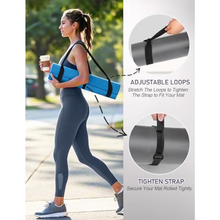 Yoga Mat Carrier Strap - Adjus - Thick Yoga Mat recensione e prezzo
