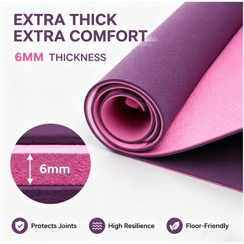 Yoga Mats Anti-slip Sport Fitn - Thick Yoga Mat recensione e prezzo